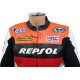 Honda Repsol Gas Classic Leather Biker Suit
